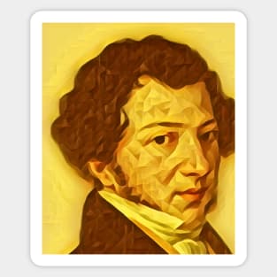 Gioachino Rossini Golden Portrait | Gioachino Rossini Artwork 8 Sticker